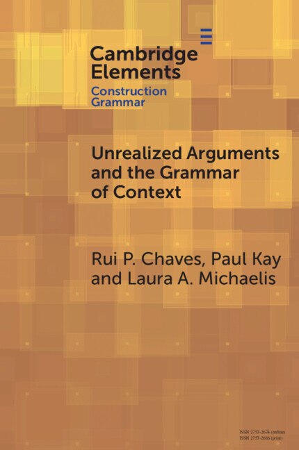 Couverture_Unrealized Arguments and the Grammar of Context
