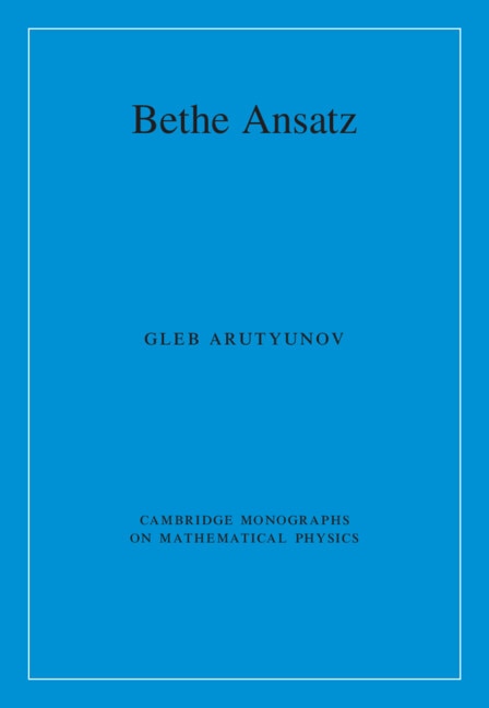Couverture_Bethe Ansatz
