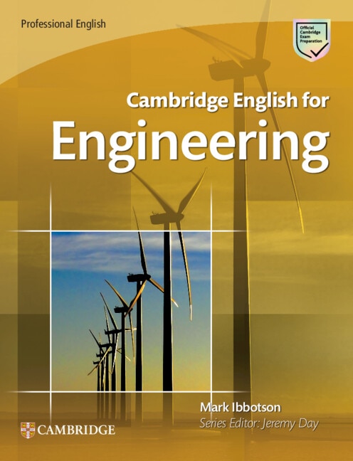 Front cover_Cambridge English for Engineering Student's Book