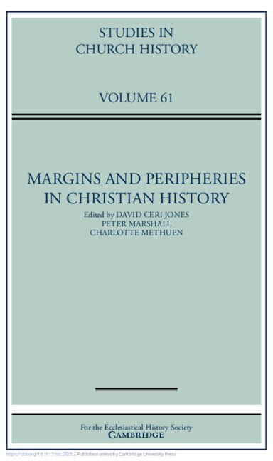 Front cover_Margins and Peripheries in Christian History: Volume 61
