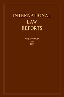 Couverture_International Law Reports: Volume 211