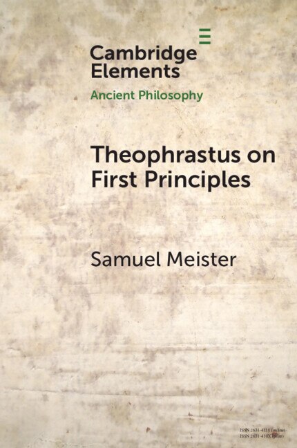 Front cover_Theophrastus on First Principles