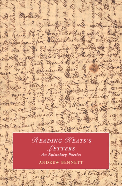 Couverture_Reading Keats's Letters