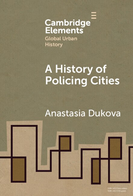 Front cover_A History of Policing Cities