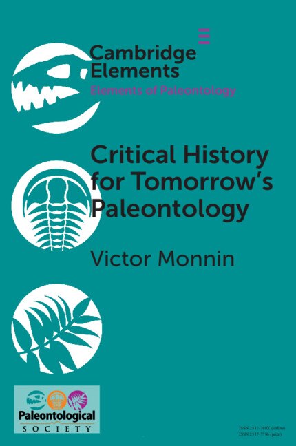 Front cover_Critical History for Tomorrow's Paleontology