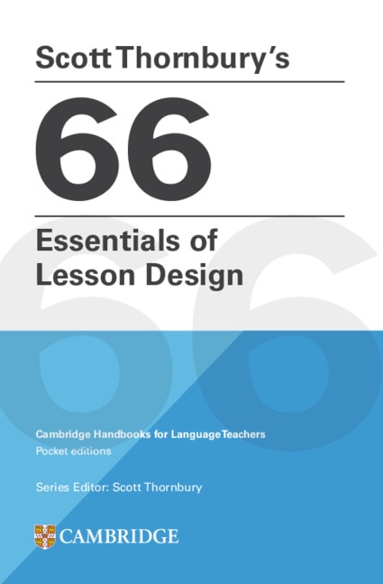 Couverture_Scott Thornbury's 66 Essentials of Lesson Design Paperback