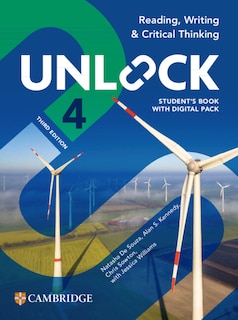 Front cover_Unlock Level 4 Reading, Writing and Critical Thinking Student's Book with Digital Pack