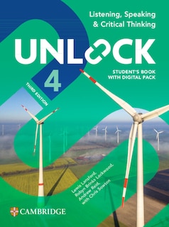 Front cover_Unlock Level 4 Listening, Speaking and Critical Thinking Student's Book with Digital Pack