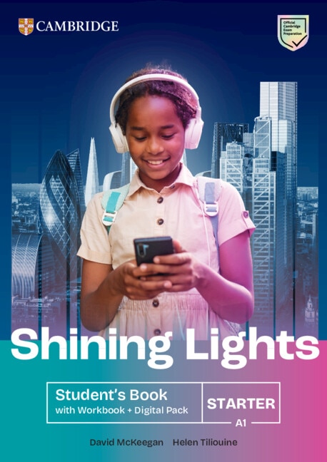 Front cover_Shining Lights Starter Student's Book with Workbook Digital Pack