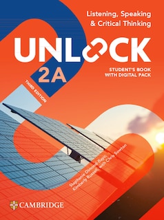 Front cover_Unlock Level 2A Listening, Speaking and Critical Thinking Student's Book with Digital Pack