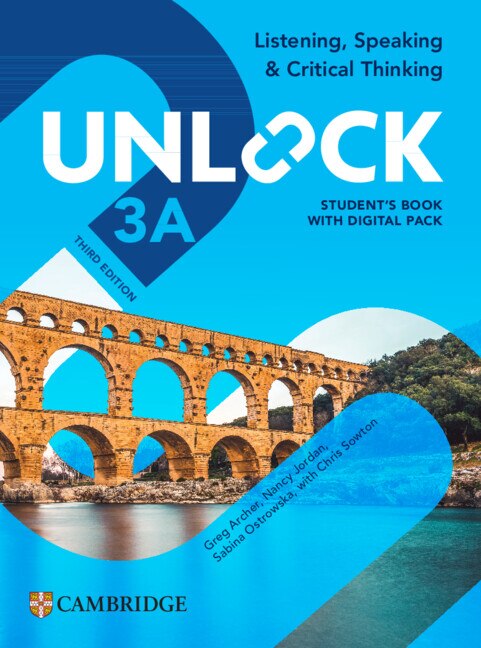 Front cover_Unlock Level 3A Listening, Speaking and Critical Thinking Student's Book with Digital Pack