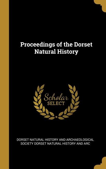 Couverture_Proceedings of the Dorset Natural History