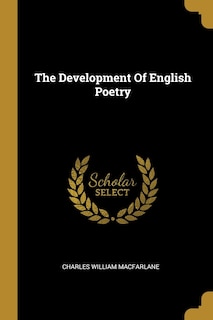 Front cover_The Development Of English Poetry