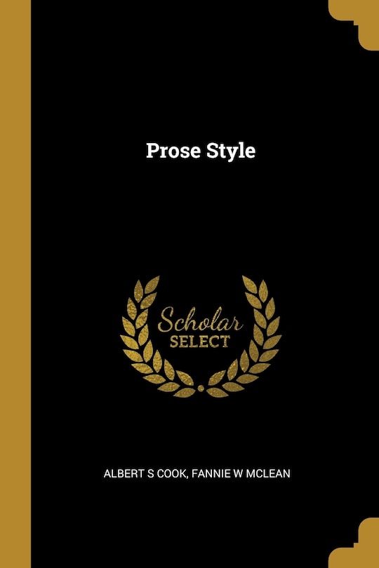 Front cover_Prose Style