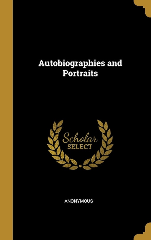 Front cover_Autobiographies and Portraits