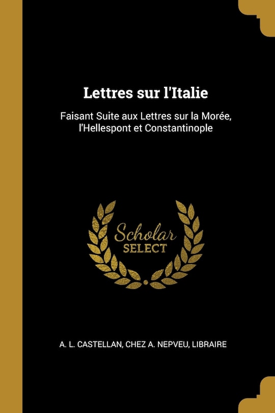 Couverture_Lettres sur l'Italie