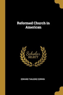 Front cover_Reformed Church in American