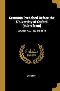 Front cover_Sermons Preached Before the University of Oxford [microform]