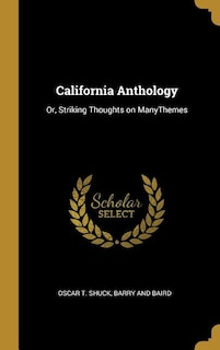 Front cover_California Anthology