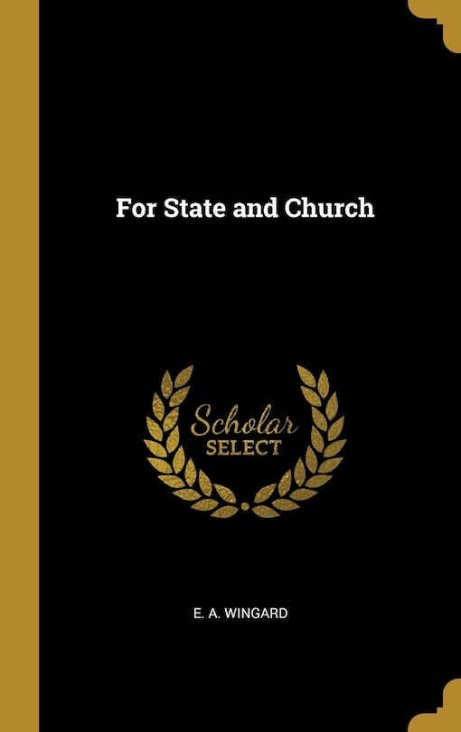 Front cover_For State and Church