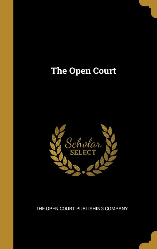 Front cover_The Open Court