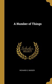 Front cover_A Number of Things