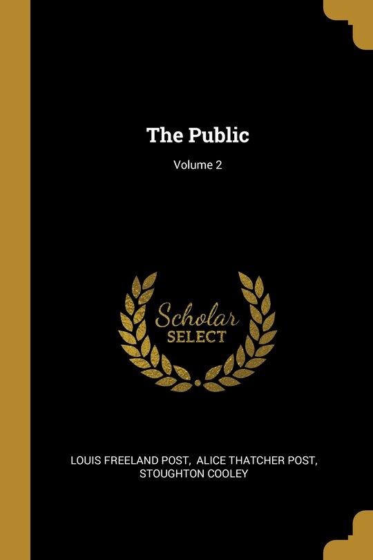 Front cover_The Public; Volume 2