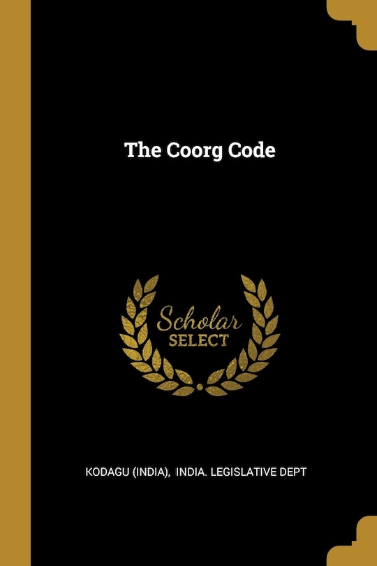 Front cover_The Coorg Code
