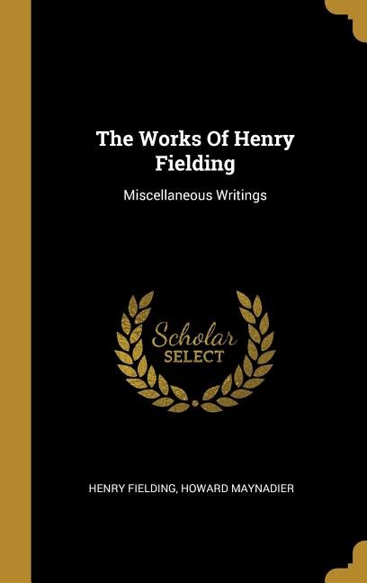 Front cover_The Works Of Henry Fielding