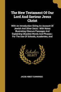 Front cover_The New Testament Of Our Lord And Saviour Jesus Christ