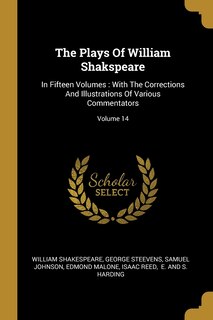 Front cover_The Plays Of William Shakspeare