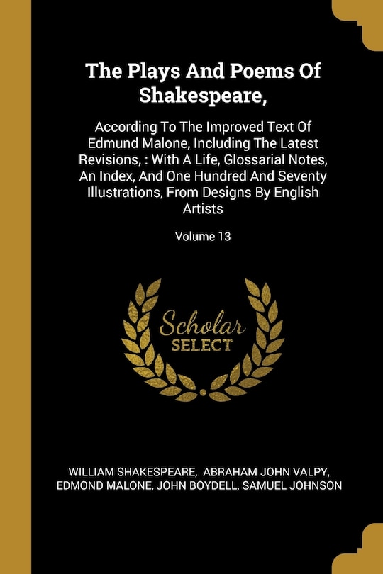 Front cover_The Plays And Poems Of Shakespeare,