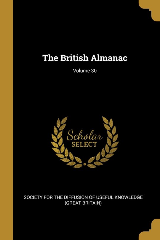 Front cover_The British Almanac; Volume 30