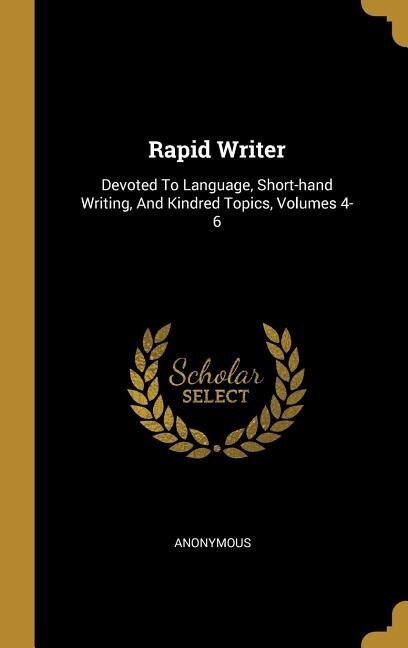 Couverture_Rapid Writer