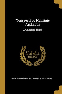 Couverture_Temporibvs Hominis Arpinatis