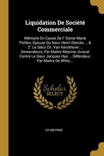 Front cover_Liquidation De Société Commerciale