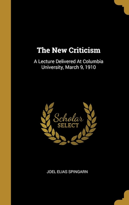 Front cover_The New Criticism