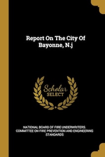 Front cover_Report On The City Of Bayonne, N.j