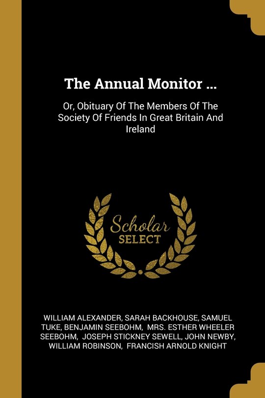 Front cover_The Annual Monitor ...