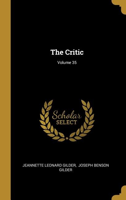 Couverture_The Critic; Volume 35