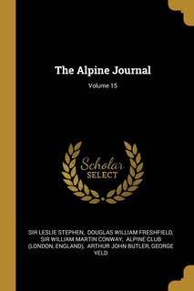 Front cover_The Alpine Journal; Volume 15