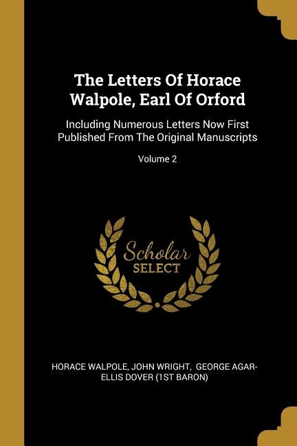 Front cover_The Letters Of Horace Walpole, Earl Of Orford