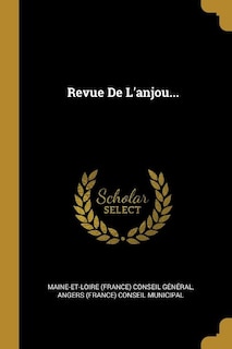 Couverture_Revue De L'anjou...