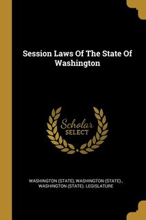 Front cover_Session Laws Of The State Of Washington