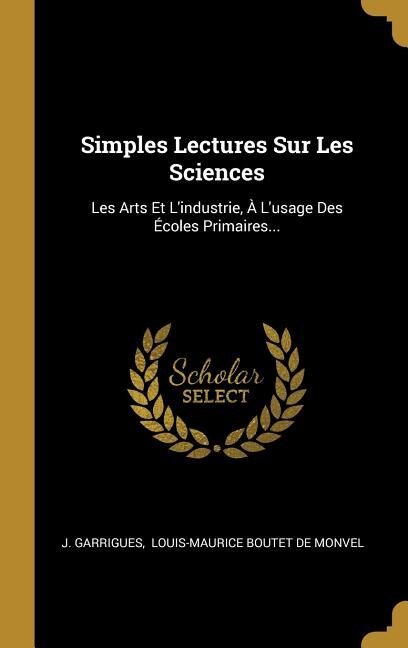 Front cover_Simples Lectures Sur Les Sciences