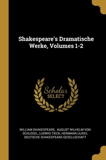 Couverture_Shakespeare's Dramatische Werke, Volumes 1-2