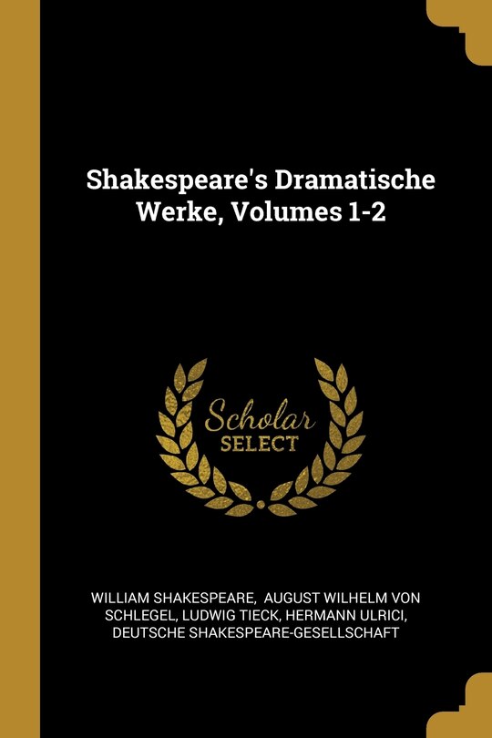 Couverture_Shakespeare's Dramatische Werke, Volumes 1-2