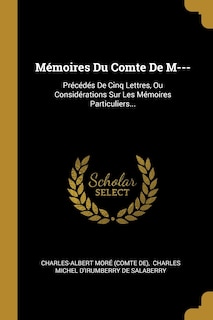 Couverture_Mémoires Du Comte De M---