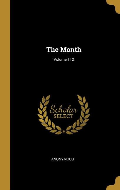 Front cover_The Month; Volume 112