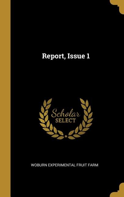 Front cover_Report, Issue 1